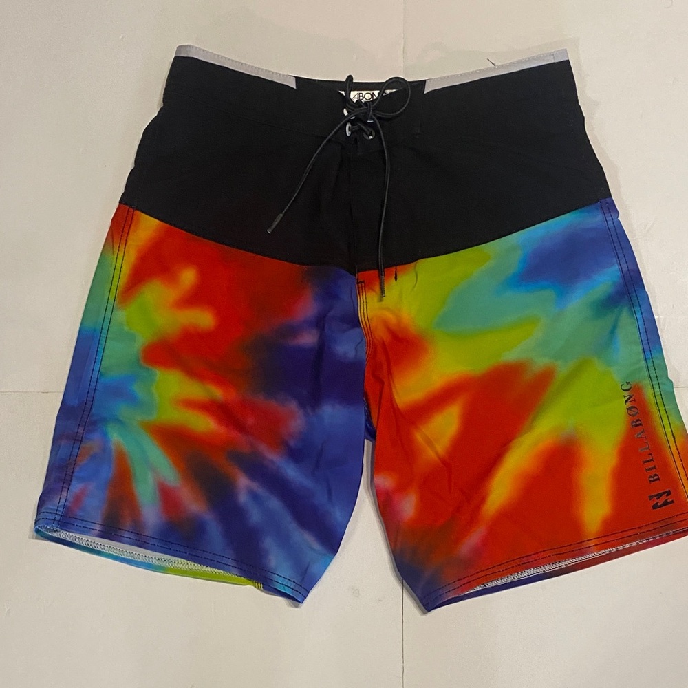 Billabong Men's Multicolor Tie-Dye Board Shorts Size 30